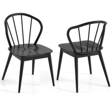  Wooden Dining Chair with High Spindle Backs (Set of 2 or 4) product image