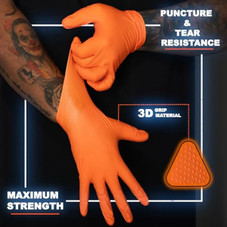Disposable Nitrile Powder Free Rubber Gloves, 100-Pieces (XL) product image