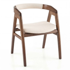 Leisure Bamboo Dining Chair with Curved Back product image