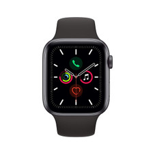 Apple Watch (GPS) Series 5 - 44MM Aluminum Case Black Sport Band  product image