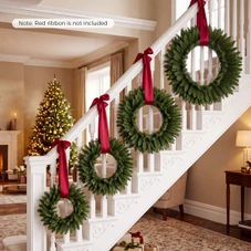 Nesting Christmas Wreath Set (6 Pieces)  product image