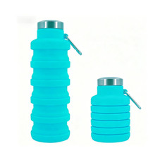 500ml Collapsible Silicone Water Bottle product image
