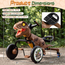 Kids' Dinosaur Drift Tricycle product image
