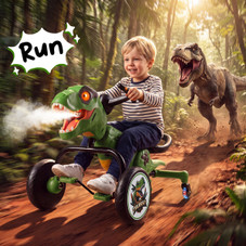 Kids' Dinosaur Drift Tricycle product image