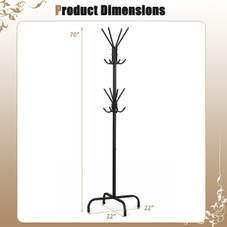Freestanding Metal Coat Rack  product image
