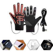 USB Heated Touch Gloves with 3‑Temp Settings (Requires Power Bank) product image