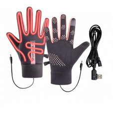USB Heated Touch Gloves with 3‑Temp Settings (Requires Power Bank) product image