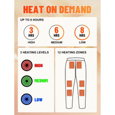 Unisex USB Electric Thermal Pants (Requires Power Bank) product image