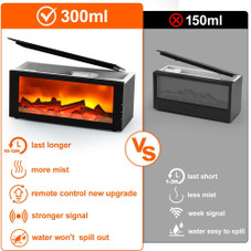 Fireplace Diffuser Set with 3 Essential Oils product image