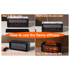 Fireplace Diffuser Set with 3 Essential Oils product image