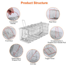Foldable Humane Mouse and Rat Live-Catch Cage  product image