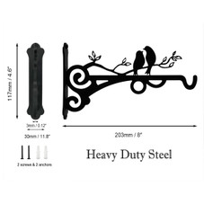 Decorative Wall Plant Hook with Unique Bird Design product image