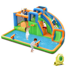 Inflatable Water Slide Park with Slide, Jumping Area and Climbing Walls product image