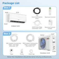 Mini Split Air Conditioner and Heater with Heat Pump product image