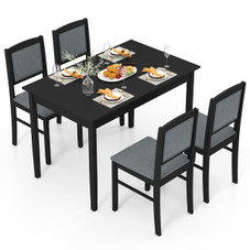 5-Piece Dining Table with Padded Dining Chairs  product image