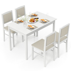 5-Piece Dining Table with Padded Dining Chairs  product image