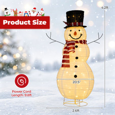 Lighted Christmas Snowman Decoration  product image