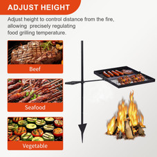 Folding Swivel Campfire Grill product image