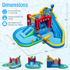 Inflatable Water Park Castle with Action-Packed Play Areas product image