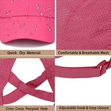 Women's Breathable Mesh Ponytail Baseball Cap product image