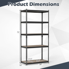 5-Tier Garage Shelving Unit (1- to 4-Pack) product image