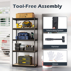 5-Tier Garage Shelving Unit (1- to 4-Pack) product image