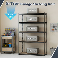 5-Tier Garage Shelving Unit (1- to 4-Pack) product image