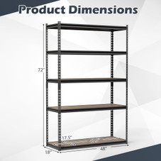5-Tier Garage Shelving Unit (1- to 4-Pack) product image