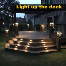 Solar Waterproof LED Deck Light (16-Pack) product image