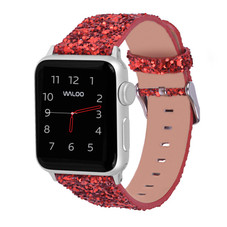 Sparkly Leather Apple Watch Band product image