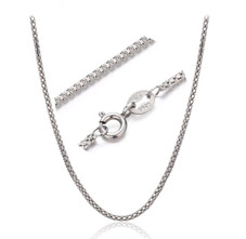 Solid .925 Sterling Silver 2.5mm Diamond-Cut Popcorn Chain product image