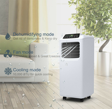 Portable 8,000 BTU Air Conditioner & Dehumidifier product image