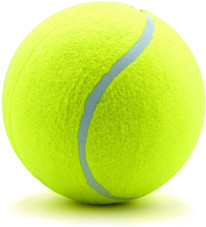 Super Jumbo 9.5-Inch Tennis Ball with Hand Pump product image