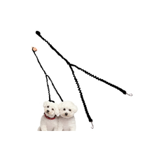 Waloo® Double Dog Bungee Walking Leash product image