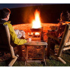 Zone Tech® Flatpack Portable Foldable Stainless Steel Grill & Fire Pit product image