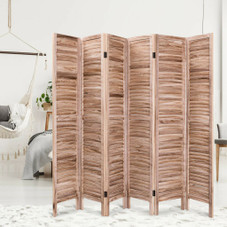 Classic Venetian Wood 67'' 6-Panel Room Divider product image