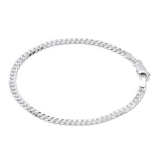 14K Gold Plated Cuban Curb Link Anklet  product image