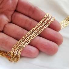 14K White or Yellow Gold-Plated Anklet product image