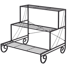 Outdoor 3-Tier Metal Plant Stand product image