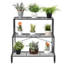 Outdoor 3-Tier Metal Plant Stand product image