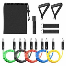 11-Piece Exercise Bands, Resistance Band Set in Assorted Sizes product image