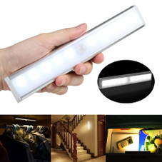 10-LED Motion Sensor Stick-on Light Bar (3- or 6-Pack) product image