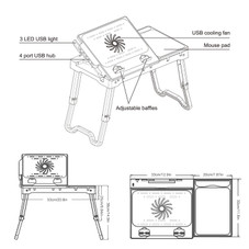 Foldable Laptop Table Desk product image