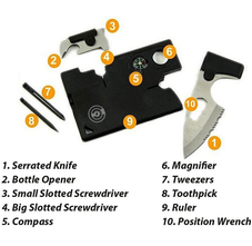 Credit Card Companion 10-in-1 Multipurpose Tool product image