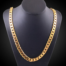 14K-Gold-Filled Cuban Chain Necklace product image