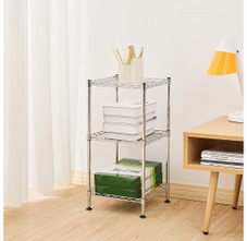 Steel Wire 3-Tier Shelving Tower product image
