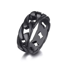 Link Chain Stainless Steel Ring product image