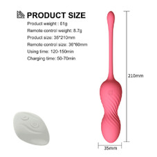 Kegel Ball/G-Spot Wireless Vibrator with Remote product image