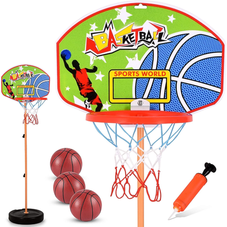 BriteNWAY Adjustable Height Kids' Basketball Hoop Playset product image
