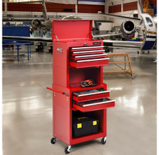 Red Rolling 6-Drawer Tool Chest with Riser product image